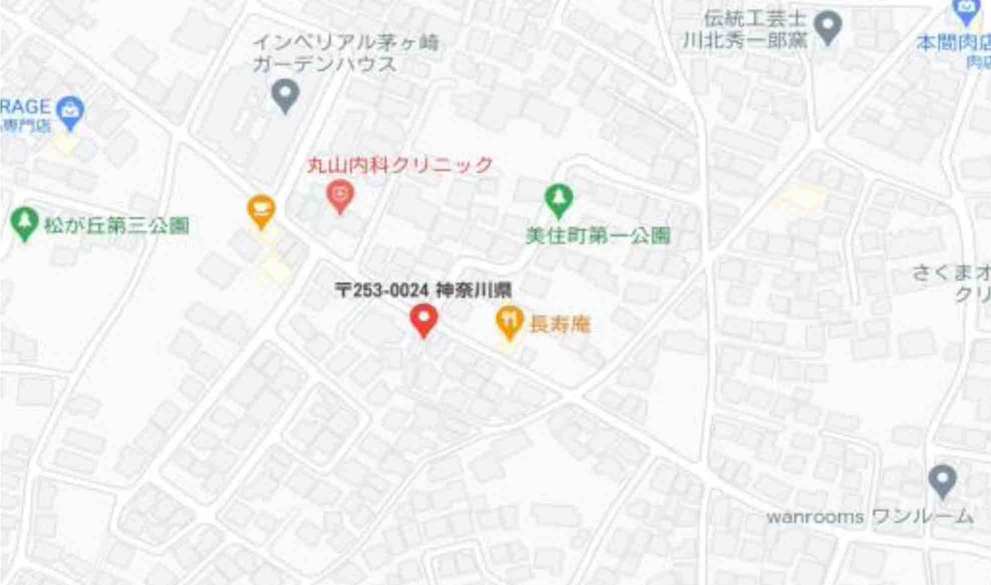 茅ヶ崎市平和町の物件のリビング