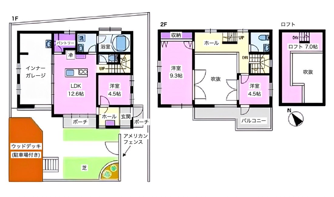 三浦市尾上町の物件の間取り