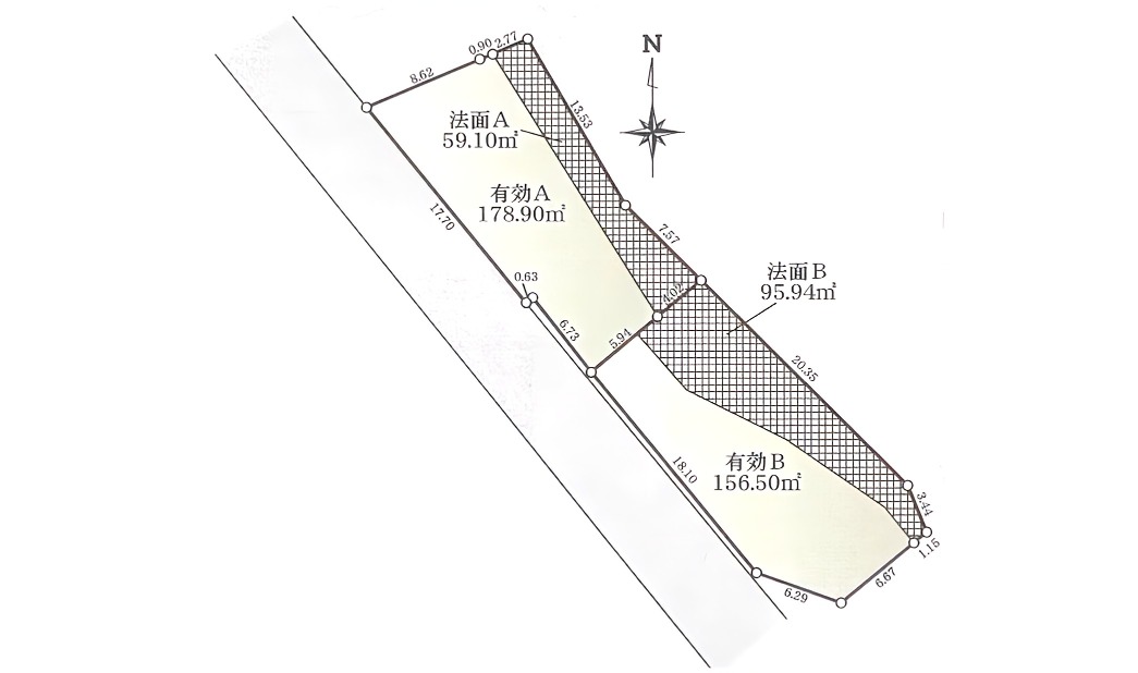 横須賀市桜が丘一丁目の土地の間取り