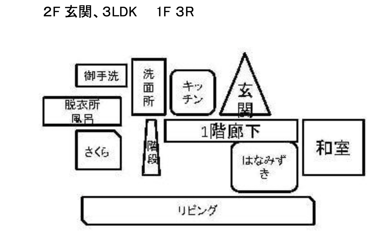 箱根町仙石原の物件の間取り