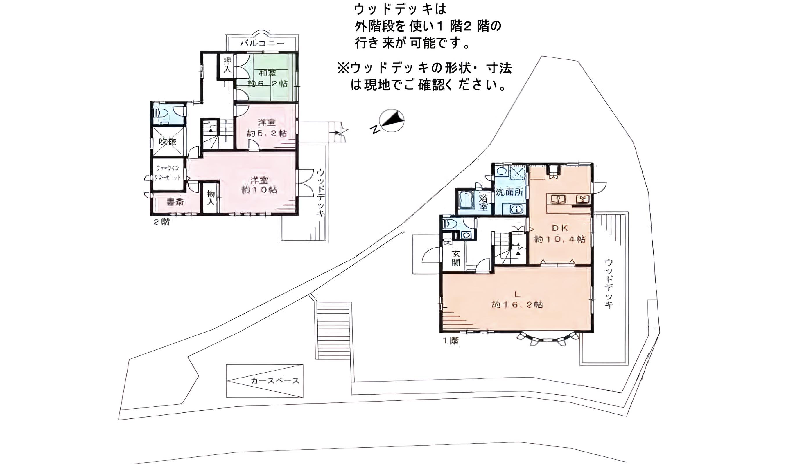 横須賀市秋谷の物件の間取り