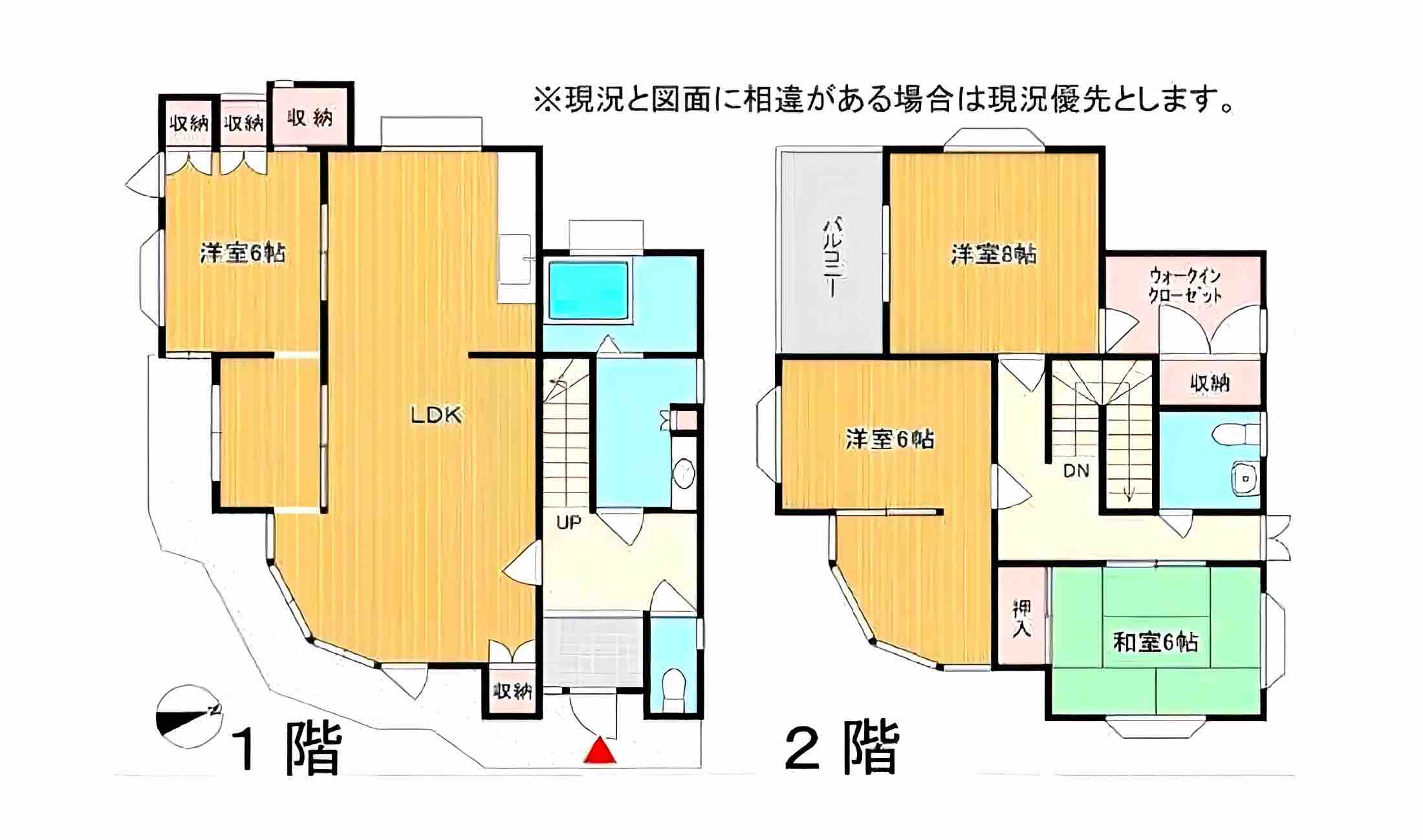 静岡県伊東市八幡野の物件の間取り