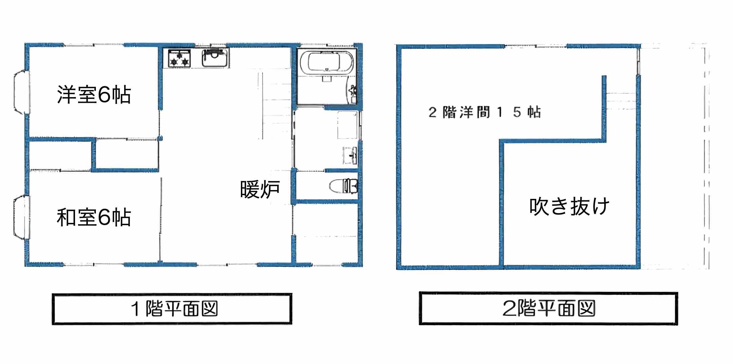 那須郡那須町の中古戸建の間取り