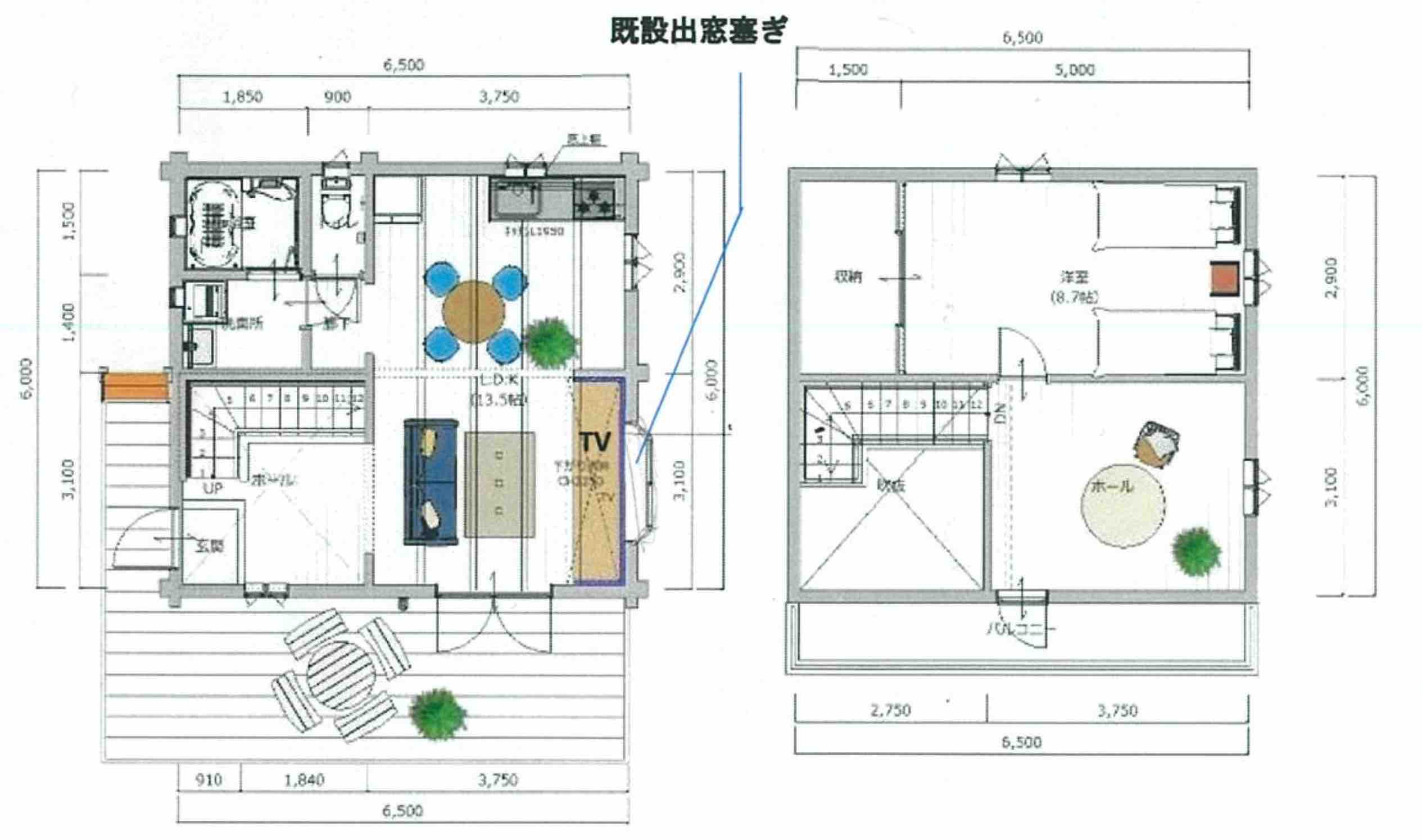 三重県度会郡南伊勢町の物件の間取り