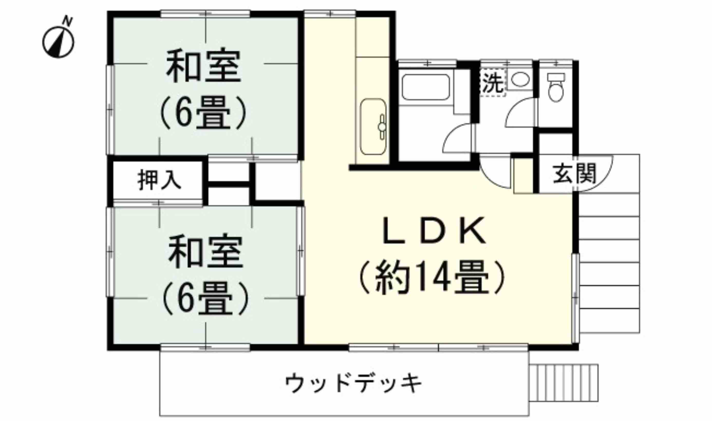 長野県北佐久郡軽井沢町の物件の間取り